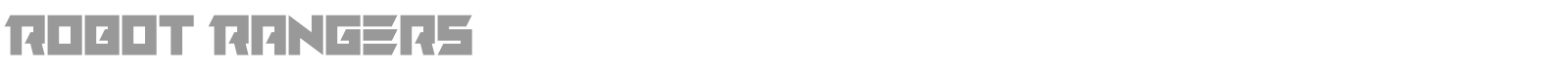 Robot Rangers font preview